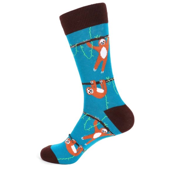 Men's Sloth Novelty Socks - Picture 1 of 2